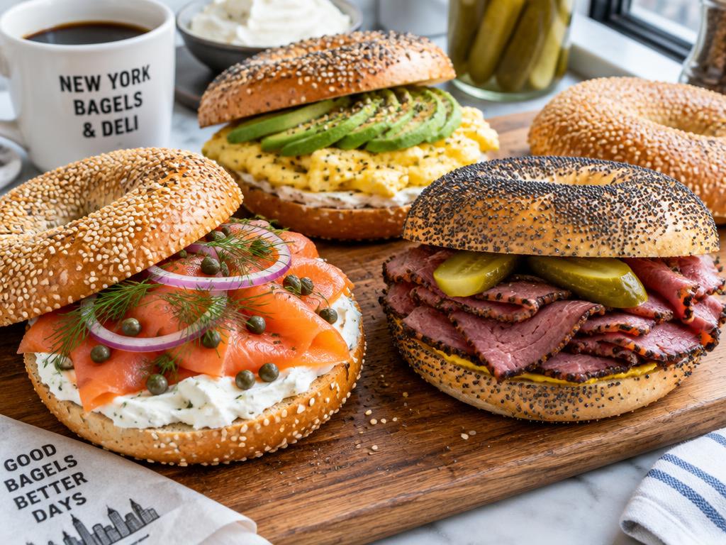 Original amerikanische Bagels