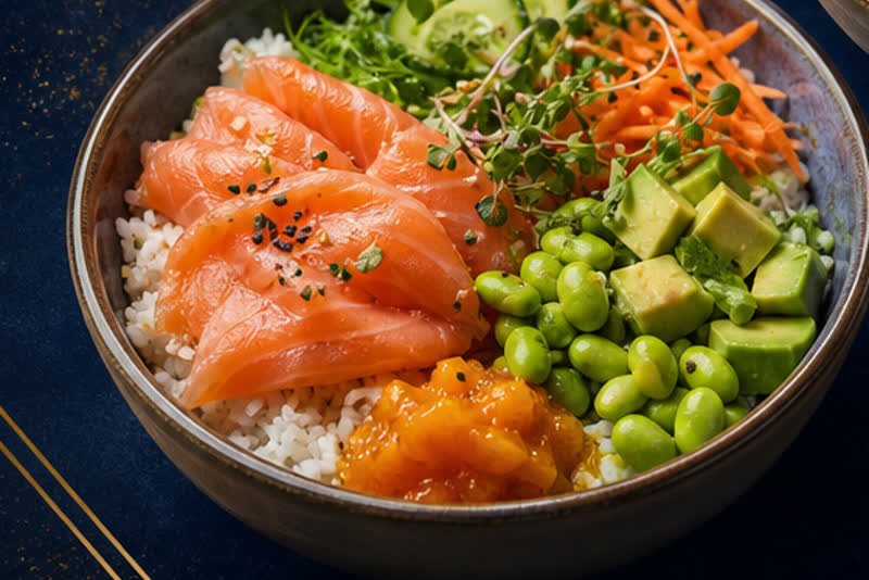 Lachs Bowl – hausgemachte Bowl im Soul-Food.kitchen Lüdinghausen